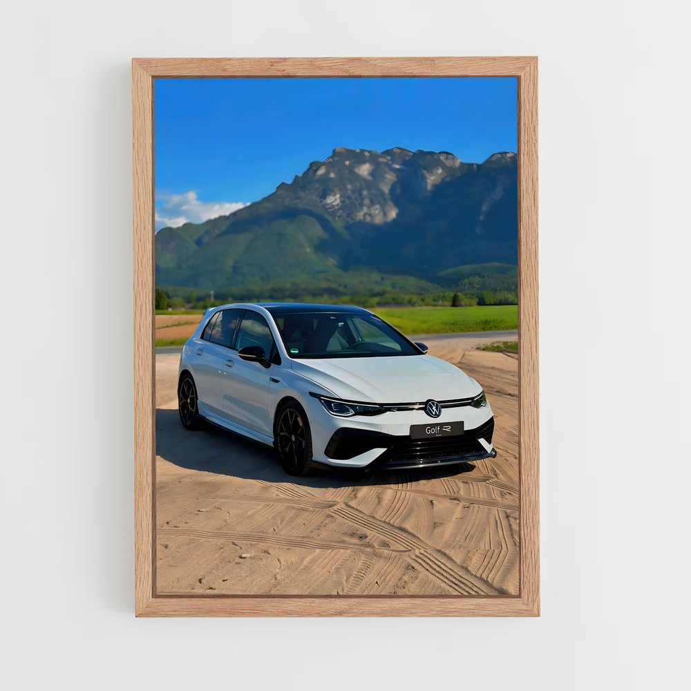 Poster Golf en Sable – affiche Volkswagen (vue 4)